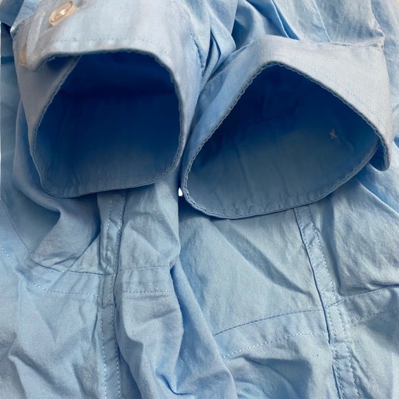 Tommy Hilfiger Slim Fit Bue Button Down Dress Shirt Extra Large XL - Picture 13 of 15